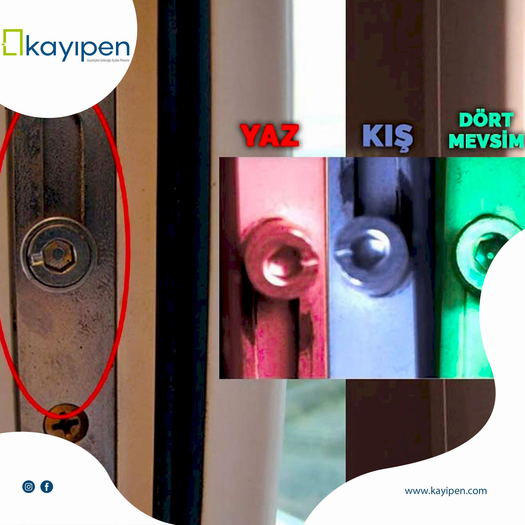 PVC PENCERELERDE KIŞ-YAZ AYARI YAPMAK